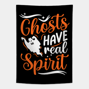 Ghosts Have Real Spirit Halloween Costume Tapestry