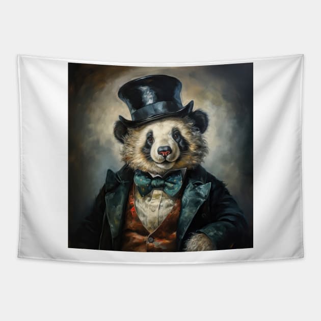 Dandy Panda Tapestry by Tarrby