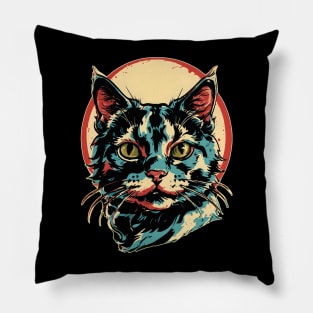 Midnight Meow: Embrace Your Dark Side with the Punk Cat Pillow