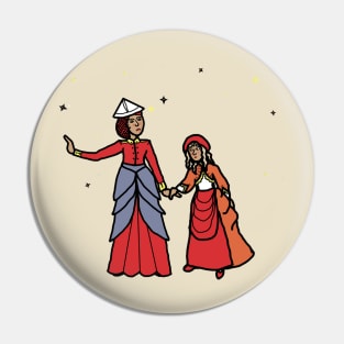 Alice and the Red Queen Pin