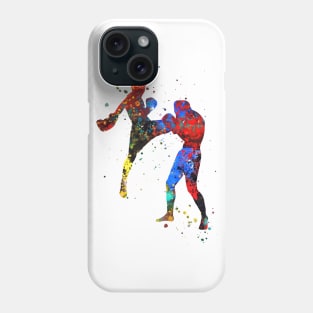 Man muay thai boxing Phone Case