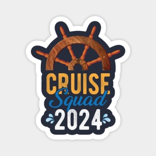 Cruise Squad 2024 Group Gifts Vacation Family Matching Magnet