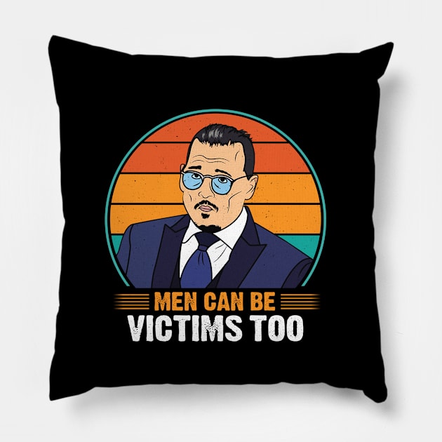 Men can be victims too, #MenToo Violence has no gender Pillow by ActiveNerd