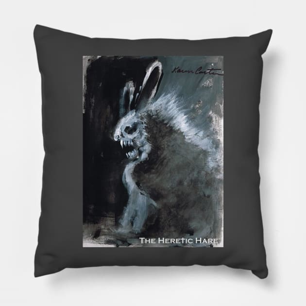 THE HERETIC HARE - Karen Carter 2 Pillow by THE HERETIC HARE