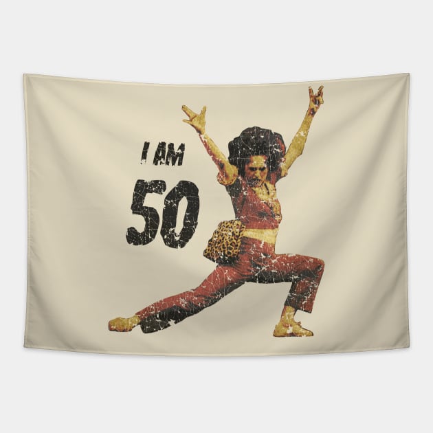 Sally O'Mally I am 50 - Vintage Tapestry by antopixel