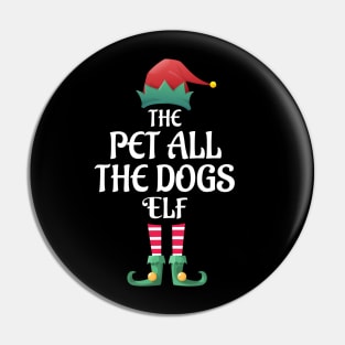 The Dog Lover Christmas Elf Matching Pajama Family Party Gift Pin