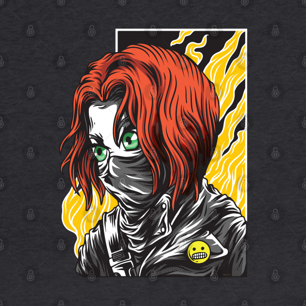 Chica Anime Peliroja Anime Hoodie Teepublic