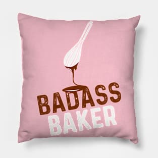 BADASS BAKER! Pillow