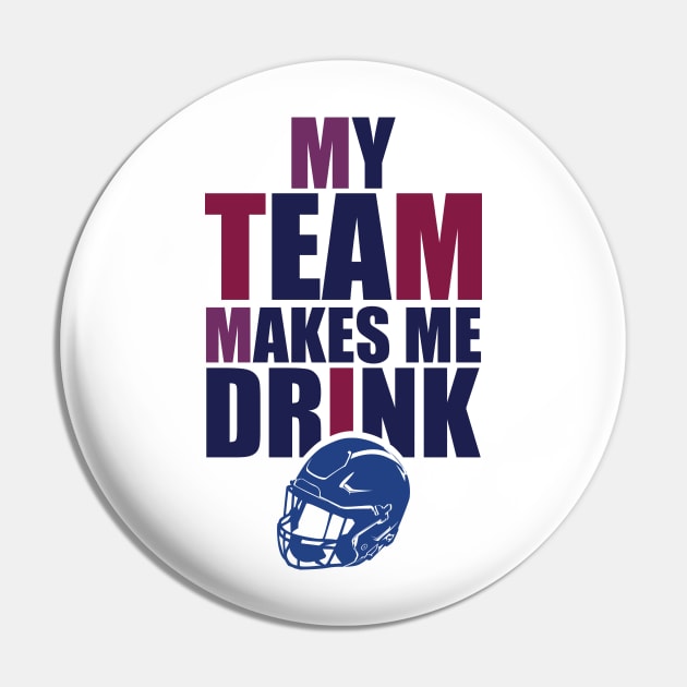 NFL Tennessee Titans Drink Pin by SillyShirts