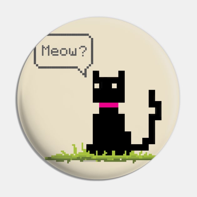 Smart Cat Pin by Moneer_Alwerfally