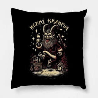 Merry Krampus! Pillow