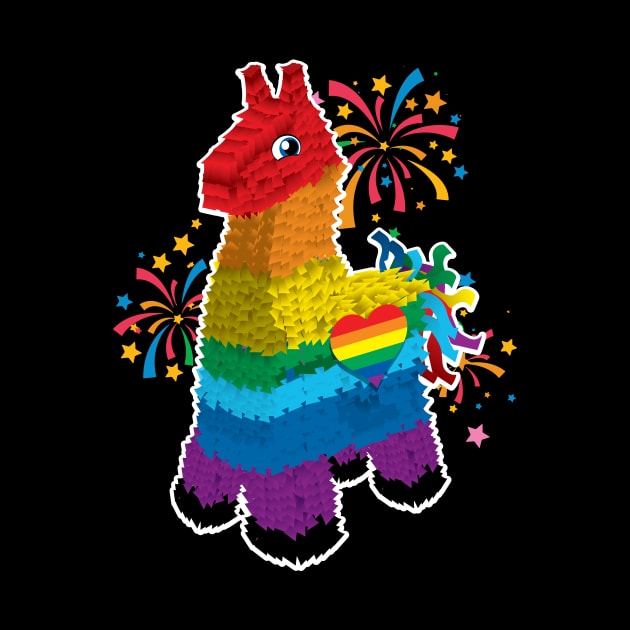 Rainbow Llama by CuddleswithCatsArt