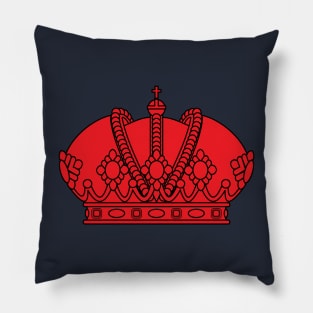 Imperial Crown (red) Pillow