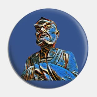 Abstract Monk Pin