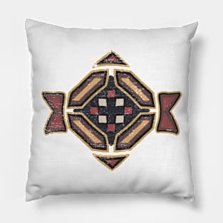 Ancient Geometry Abstract Art Pillow