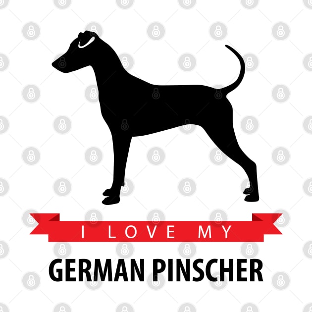 I Love My German Pinscher by millersye