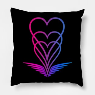 Winged heart Pillow