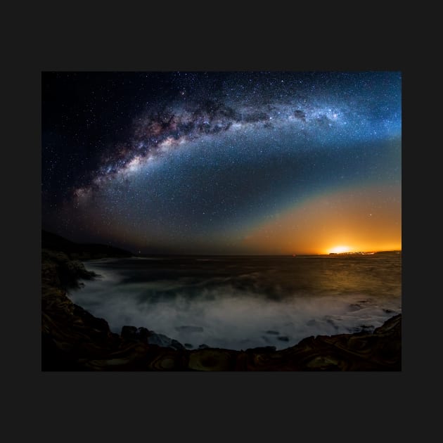 Milky Way over Broken Bay by dags