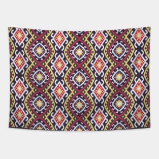 Abstract aztec tribal ikat pattern Tapestry