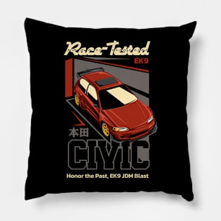 Civic EK9 Race Tested Pillow