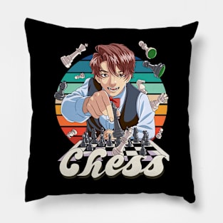 Funny Chess Player Grand Master Pillow