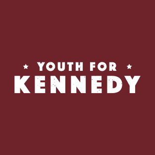 John F. Kennedy - 1960 'Youth for Kennedy (White) T-Shirt