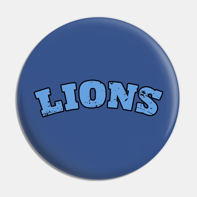 Lions Football Pin by aesthetice1