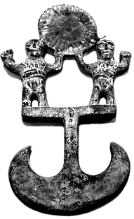 Inca Anchor Tribal Statue Magnet