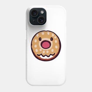 Surprised Donut #1 by dozydonut Phone Case