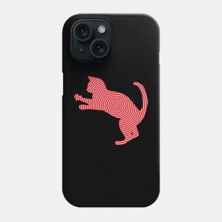 Cat Line Art Phone Case