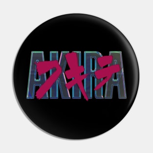 custom akira logo Pin