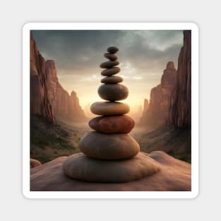 STONE ROCK BALANCING Magnet