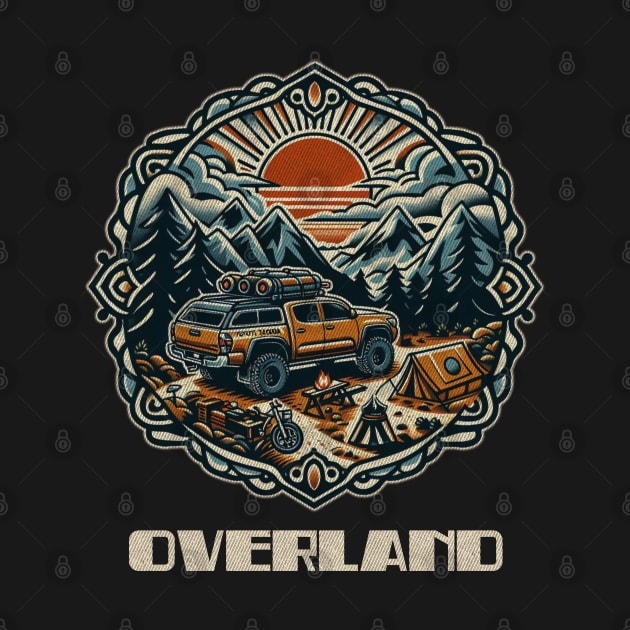 Overland Toyota sunset campground by Tofuvanman