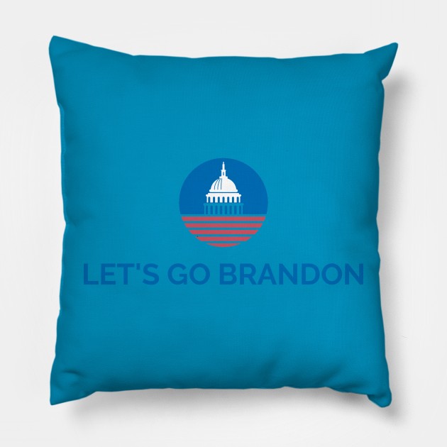 Let's Go Brandon Pillow by Put A Little LUV in UR Art