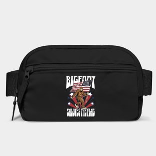Patriotic Bigfoot Salutes the Flag 4th of July Bag