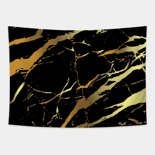 Beautiful Gold Color Marble Texture Tapestry