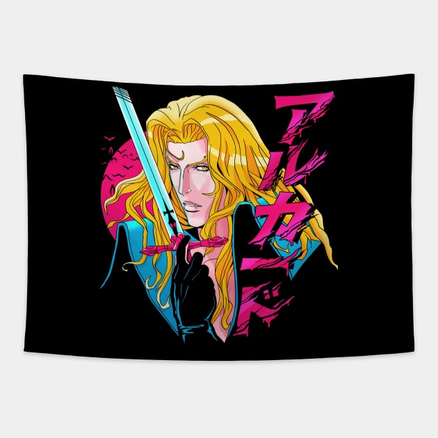 Castlevania: Alucard the Vampire Tapestry by zerobriant