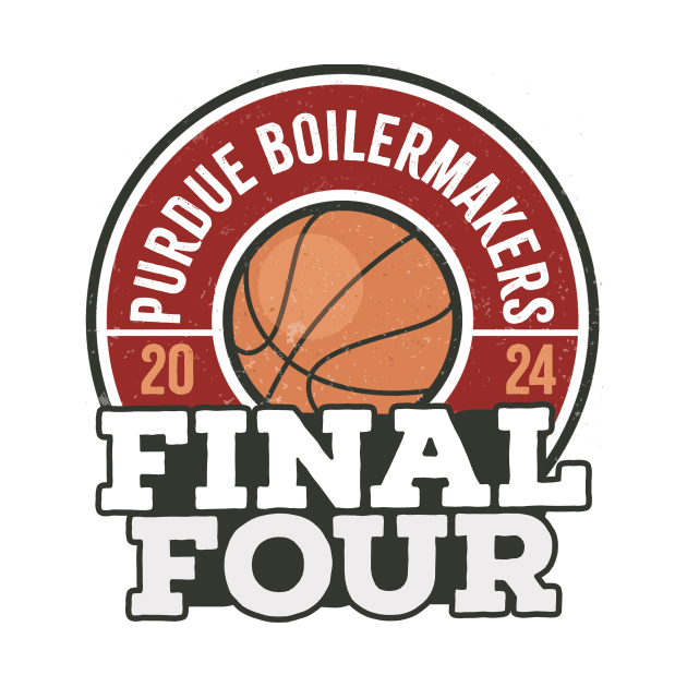 Purdue Boilermakers Final Four 2024 Red by mnd_Ξkh0s