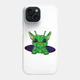 Alien cat Phone Case