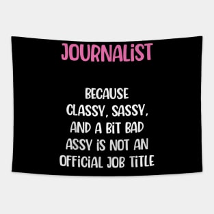 Journalist, Female Journalist Tapestry