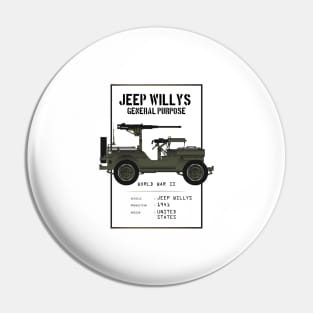 1941 The Willys MB General Purpose Pin