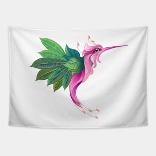 Hummingbird Flower Tapestry