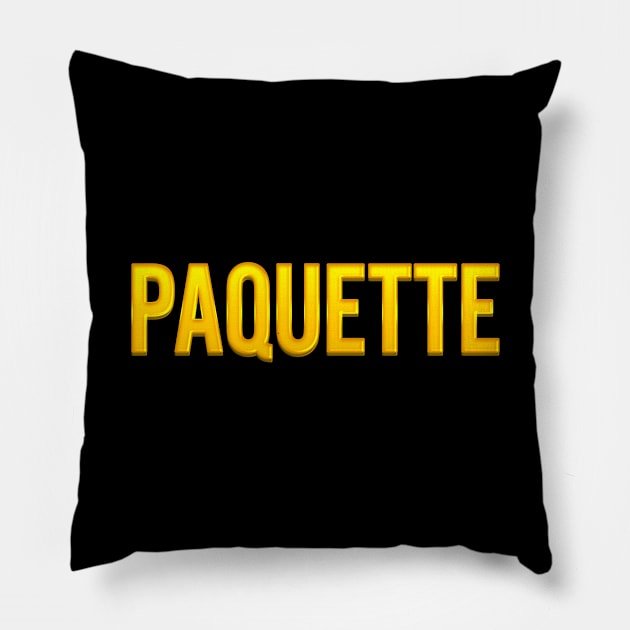 Paquette Family Name Pillow by xesed