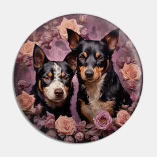 Australian Cattle Dog family Pin