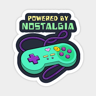 Powered by Nostalgia Retro Gaming Magnet