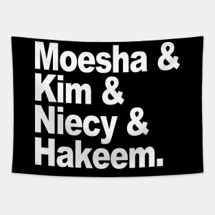 Moesha '90s Black Sitcom Characters Fashion Tapestry