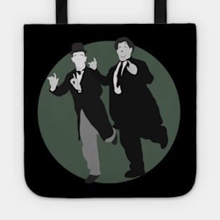 Laurel and Hardy - Sage Green Tote