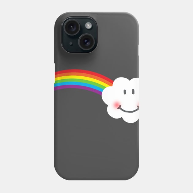 Happy Rainbow Phone Case by RavenclawIsBlueAndBronze