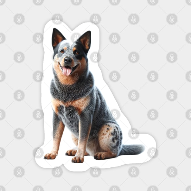 Australian Cattle Dog Magnet by millersye