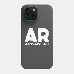 AR Arkansas State Vintage Typography Phone Case